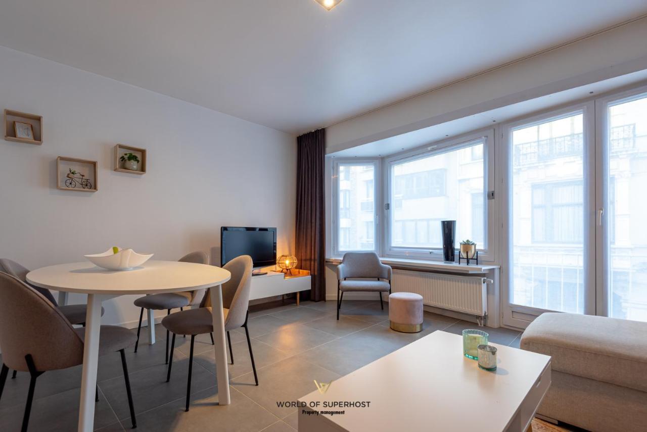 Spacious Apartment Closeby The Sea Up To 6 People! أوستيند المظهر الخارجي الصورة