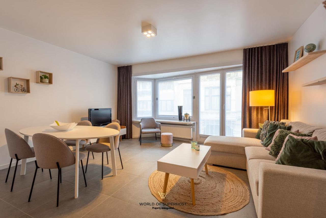 Spacious Apartment Closeby The Sea Up To 6 People! أوستيند المظهر الخارجي الصورة